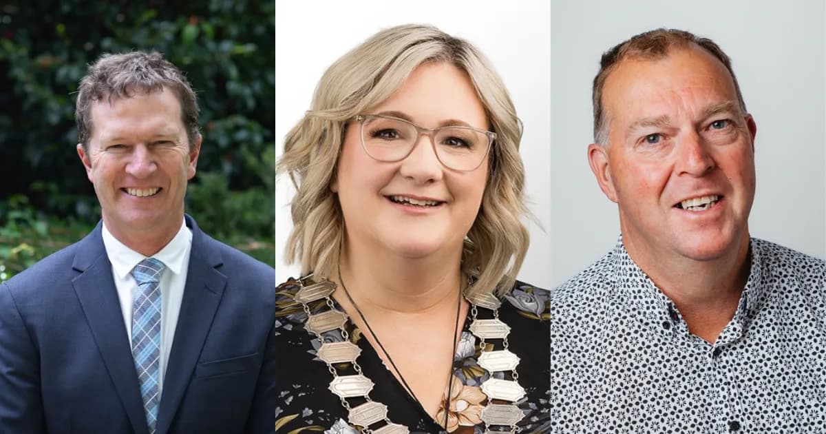 Hawke's Bay Mayors - Will Foley, Wendy Schollum and Richard McGrath.